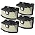 Aootek New Solar Motion Sensor Lights 120 LEDs with Lights Reflector,270° Wide Angle, IP65 Waterproof, Step Lights for Front Door, Yard, Garage, Deck (4 Pack)