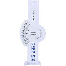 Marine Aquarium Salinity Refractometer with ATC, 0-100ppt Salinity Tester & Specific Gravity Meter for Saltwater Fish Tank, Tank, Seawater Hydrometer for Pool and Aquarium Water Te