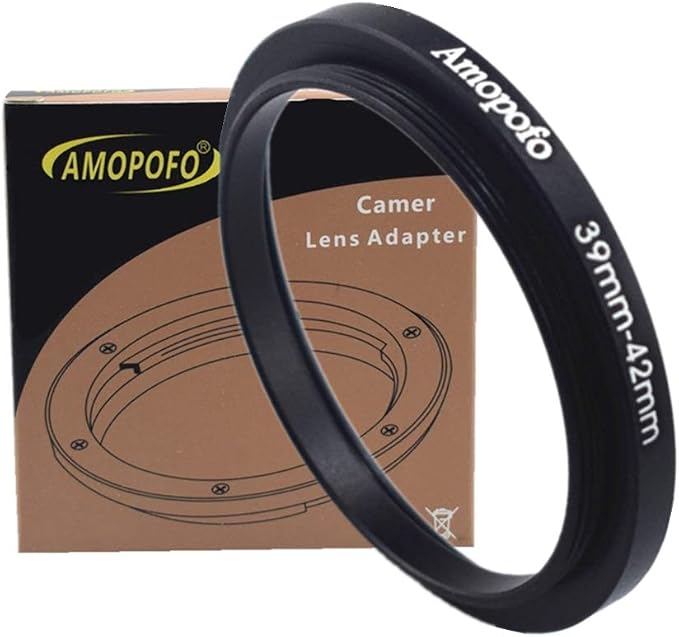 Anillo Adaptador de Filtro de Cámara 39mm a 42mm miniatura 5