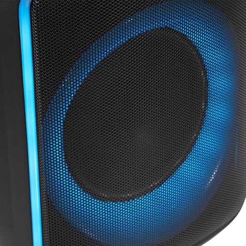 BoomTone DJ Cube 200 – Enceinte karaoké Portable 200W avec Bluetooth 5.0, lumière LED intégrée, Lecteur USB/SD, Batterie Rechargeable Lithium, Charge USB-C, compacte et Facile à Transporter. – vue 8