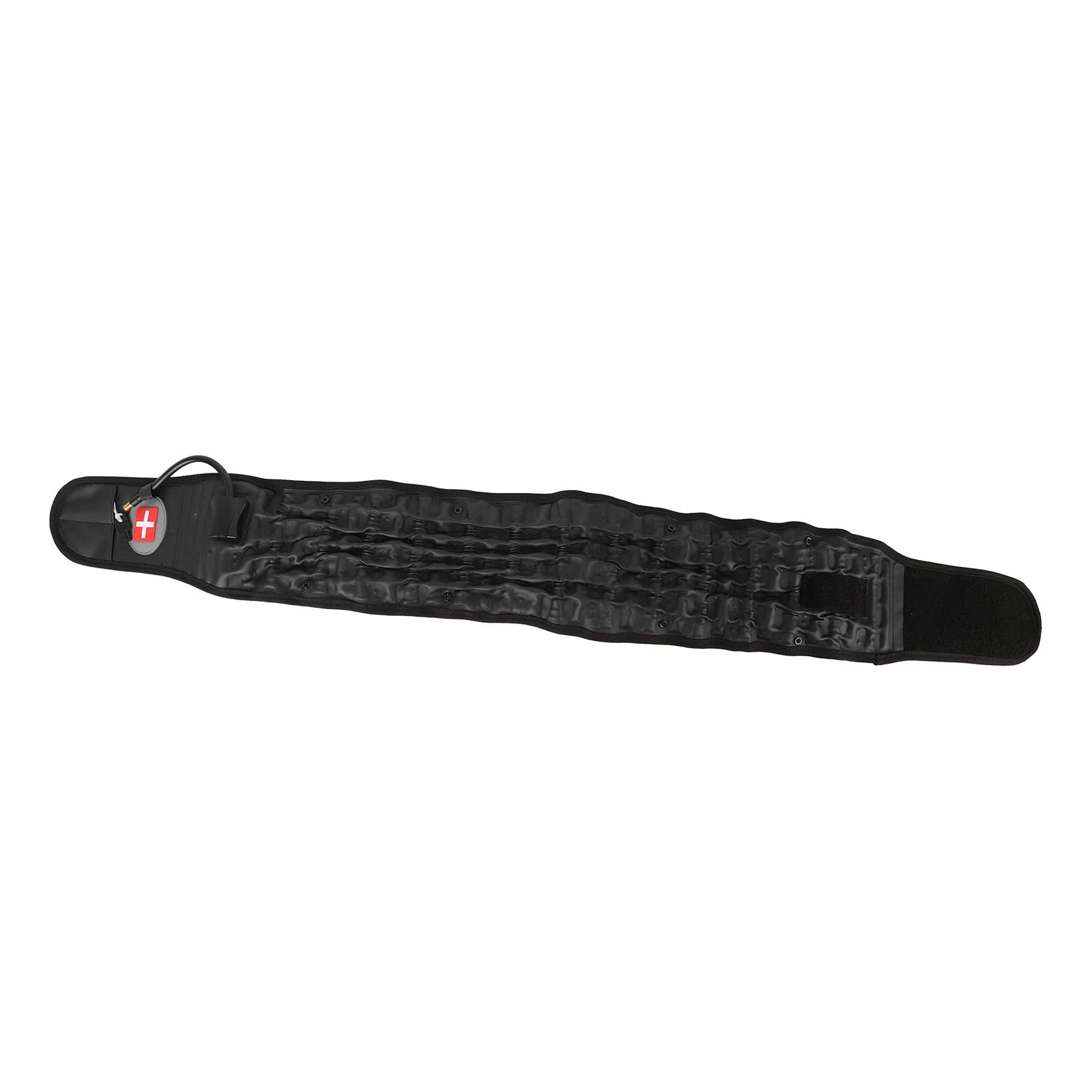 Fockety Cinturón de Tracción Lumbar, Envoltura Redonda de Algodón Suave, Soporte Fuerte, Soporte Inflable para la Parte Inferior de la Espalda, Ajuste de Tamaño para Uso Diario
