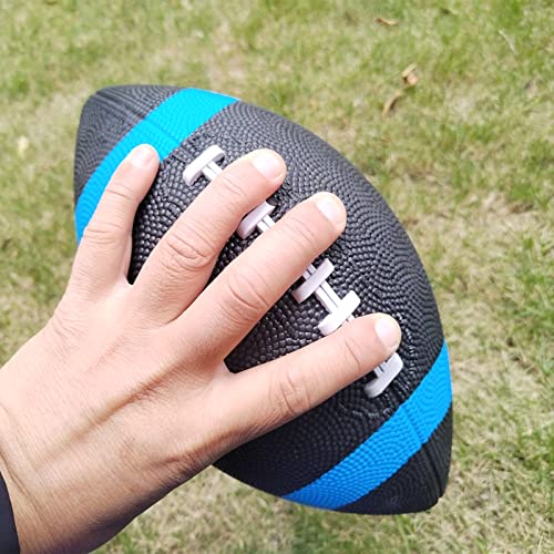 Abaji Football Junior Official Small Size And Weight Blue Rubber Ball With Pump Needle Suitable For Kids Training Throwing Practice Game In School Indoor Outdoor Sports Youth Gift #TOP3