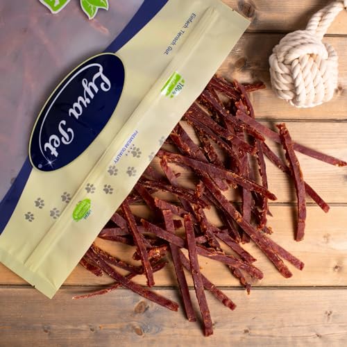 Lyra Pet® 1 kg Entenbrustabschnitte | Geschmackvoller Kausnack | Leckerli auch für Welpen und ältere Hunde | Fettarmes Hundefutter | Gut verträglich | Wiederverschließbarer Beutel – Bild 6