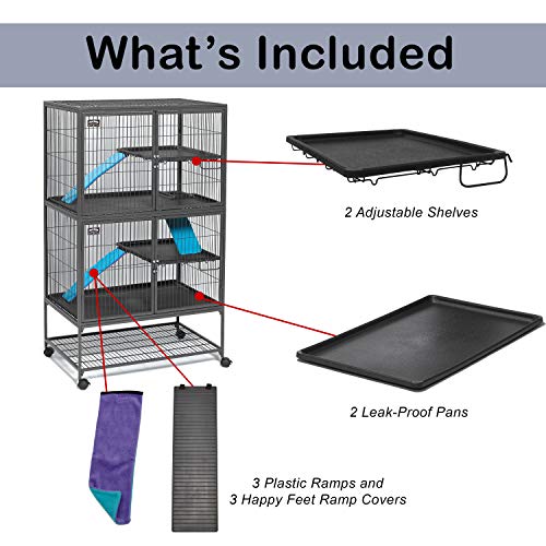 midwest deluxe ferret nation unit ferret cage