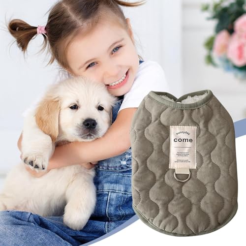 かわいい 犬服 小型犬用防寒着 秋冬 ペット服 小型犬用冬用コート パピージャケット 小型犬猫用ペットアパレル 犬用ジャケット 暖かい犬用コート コージースノーベスト 寒い季節のペットアパレル ハーネスホール内蔵