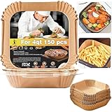 Air Fryer Liners Disposable 4QT, Chefman Air Fryer Liners, 4qt Air Fryer Liner, 7 inch 4 Quart Parchment Paper for 3-5QT