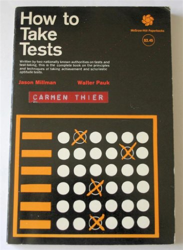 How to Take Tests 0070489157 Book Cover