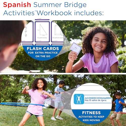 Summer Bridge Activities Grades 5-6 Spanish Summer Learning Backpack, Spanish Language 5th Grade to 6th Grade Workbook All Subjects, Flash Cards, and Nonfiction & Fiction Children's Books - Image 5