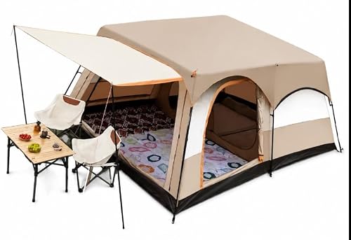 4-6 Person Camping Tents for Family,Waterproof Sun Shelter,Portable Dome Backpacking Tent for Outdoor Indoor,Family Party Tents