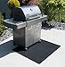 Floorcover Tappetino per barbecue, da 120 x 100 cm e 500 g/m², protezione da schizzi di grasso, in feltro