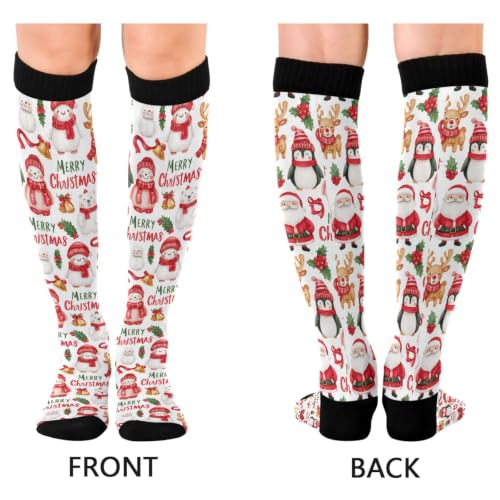 Image of Wusikd Pirate Skulls Compression Socks for Women and Men Circulation Cute Long Socks for Athletic Running 1