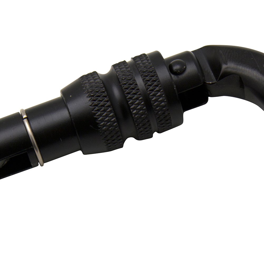 Mousqueton Fusion Climb Aztèque en acier forme ampoule Auto Lock, or, 8