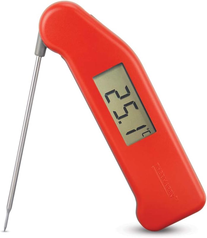 SuperFast Thermapen 3 Classic Food Thermometer (Red)