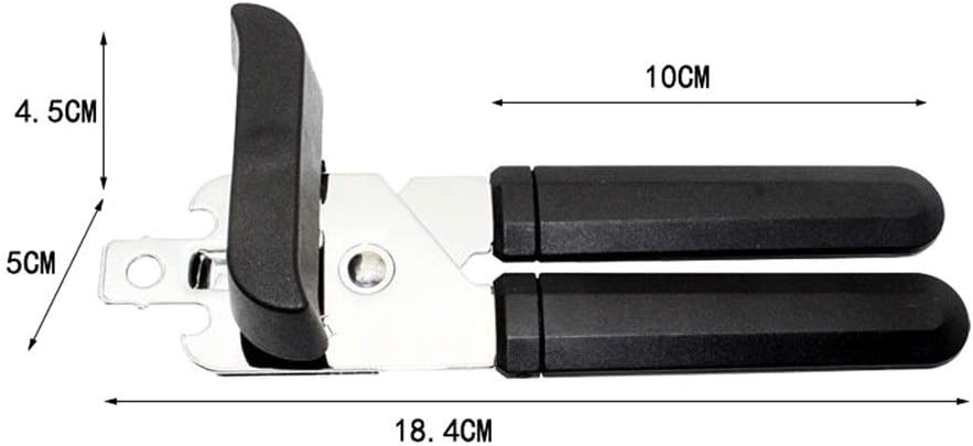 Can Opener Manual Portable Powerful Bottle Opener Can Manual Professional Heavy Duty Stainless Steel Big Knob For Easy Turn Heavy Duty Stainless Steel