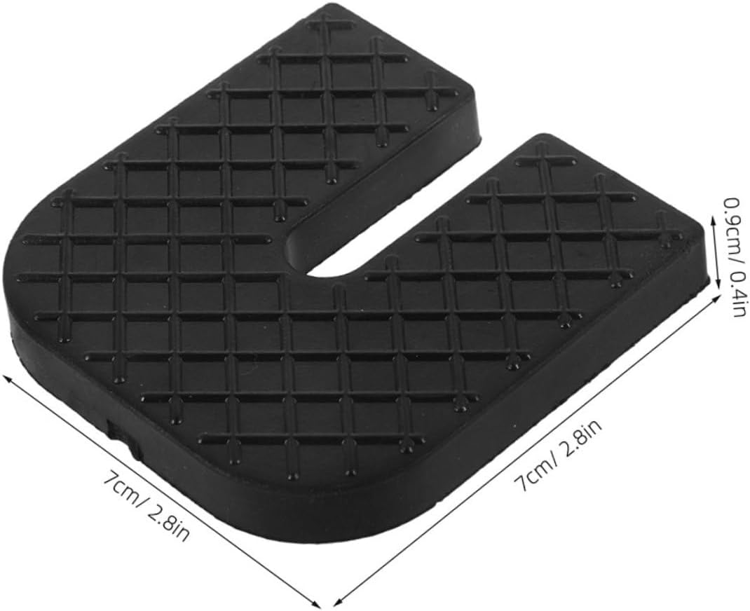 Ciieeo 8Pcs Shaped Vibration Rubber Pads Heavy Duty Shock Absorbers for Air Conditioners Non Slip Floor Protectors Vibration Control Mat for Hardwood Surfaces
