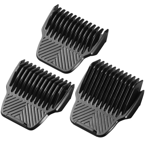 3 Pack Guards for Manscaped Lawn Mower 5.0 Ultra - Adjustable Lawn mower 5.0 Trimmer Guards with Organizer 7 Cutting Lengths from 1/18-1/2 Fit for Manscaped Lawn Mower 5.0 Trimmer Guards