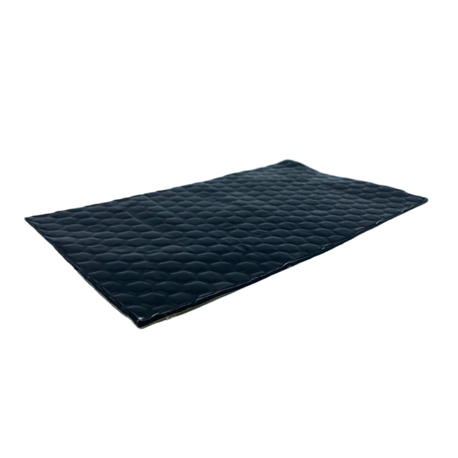 Isolamento Acustico 10 Pezzi Pannello In Gomma Butilica Isolamento Termico E Riduzione Rumore Assorbimento Degli Urti Acustico Smorzamento Autoadesivo(Black-10PCS)