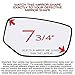 Passenger Side Mirror Glass Assembly With Plastic Backing Plate Heated Compatible with 2008-2012 Honda Accord