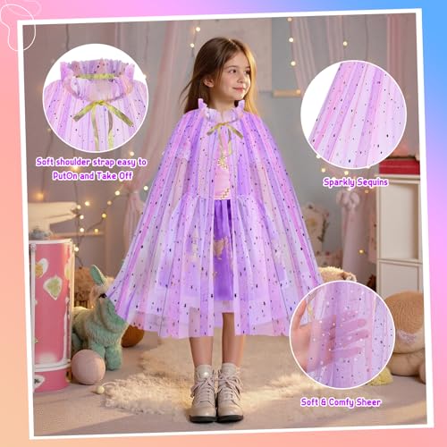 image for Meland Princess Dress Up - Dress Up Clothes for Girls with Toys,Christ