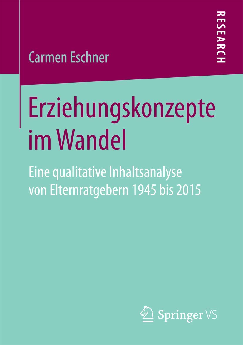 Erziehungskonzepte im Wandel: Eine qualitative Inhaltsanalyse von Elternratgebern 1945 bis 2015