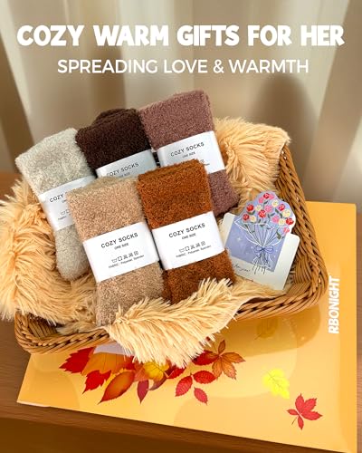 5 Pairs Fluffy Soft Cozy Warm Fuzzy Socks for Fall Winter Gifts Christmas Stocking Stuffers2