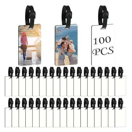 Sublimation Luggage Tags Bundle of 100