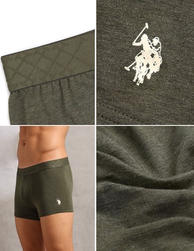 Image of U.S. Polo ASSN. Men's PT006 Bamboo Comfort Trunks for All-Day Freshness - Pack of 1