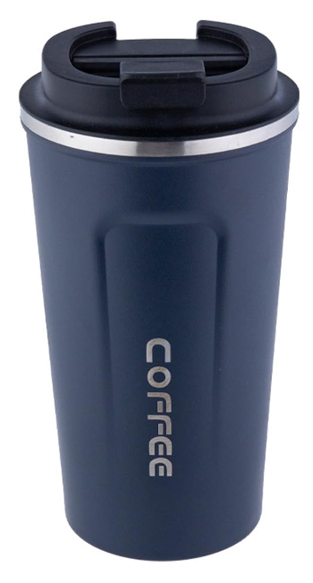 Travel Coffee Mug - 17oz Insulated Tumbler with Lid Spill Proof, Leakproof Stainless Steel Vacuum Cups for Iced/Hot Coffee Gift for Mothers & Fathers