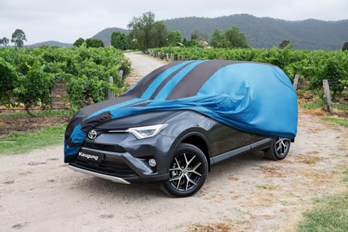 Image of Kaugung Car Cover Waterproof Custom Fit Toyota RAV4(2005-2025), Full Exterior Cover for Automobiles Lightweight Resistant Outdoor Sun UV Rain Dust Snow Wind Protection.