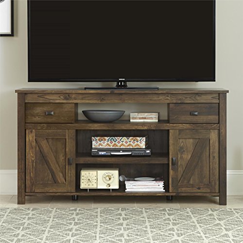Ameriwood Home Farmington TV Stand for TVs up to 60" Wide, Rustic - Thumbnail 7
