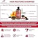 DHT Halting Technology Hair Restoration Laboratories Shampoo, Blocker to Prevent Hair Loss, Sulfate-Free for Color Treated, Effective Daily Use Hair Thickening Thinning Hair for Men and Women, 16 oz