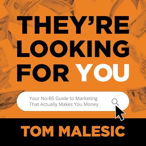 They're Looking for You Audiolivro Por Tom Malesic capa