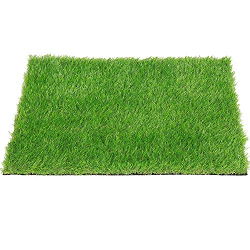 QYH Artificial Grass Doormat Indoor/Outdoor Green Lawn Rug Pet Turf for Dogs Pee