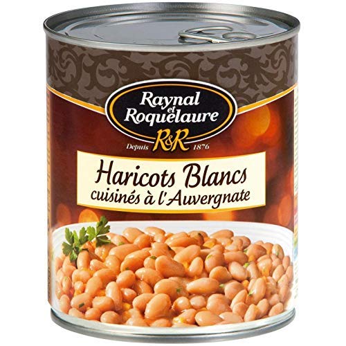 RAYNAL ET ROQUELAURE - Haricots Blancs Cuisines À L'Auvergnate 820G - Lot De 4 - livraison offerte