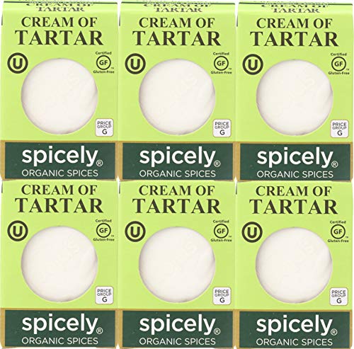 Spicely Cream Of Tartar 0.5 Oz (6 Pack) Certified Gluten Free #TOP20