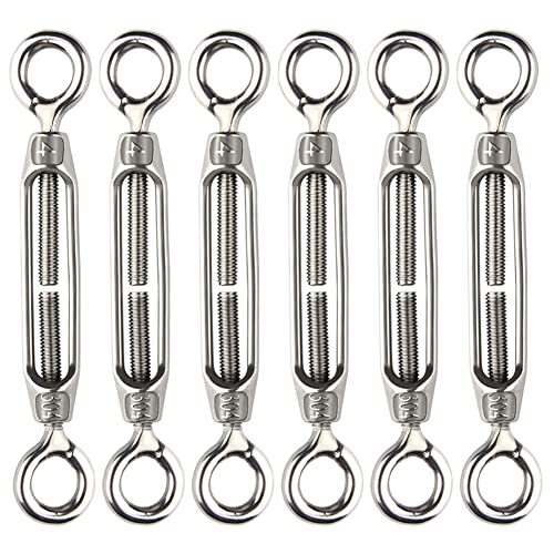 Tenditore Cavi In Acciaio Inox - Set Di 2, Con Gancio E Occhiello, Regolabile Fino A 160mm - Foto 6