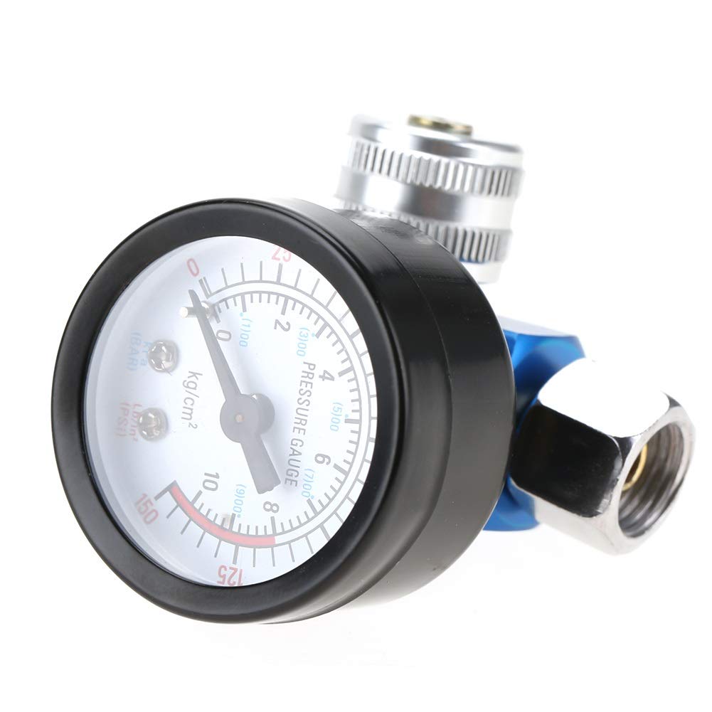 ZVD-1pcs Luftdruckregler AR2000 G1/4 Pneumatische Steuerung Kompressor Mit Manometer 88867320