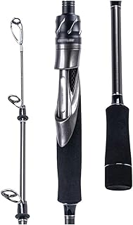 birene caña de Pescar Cañas de Pescar telescópicas de 1,8 m/2,1 m, línea eléctrica MF, Peso máximo de 5kg, caña de señuelo for lubina, Aparejos de Pesca de Trucha caña de Pescar portátil(1.8M)