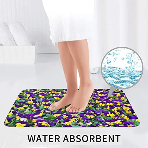 Badematten Set 3 Teilig,Toilettenmatte Set,3Er Badgarnitur Badezimmer Matte Set Dusch Bade Matte Vorleger Teppich 3D… – Bild 6