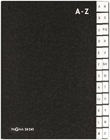 Pagna Segregator Classic (teczka, 24 przegródki, A-Z), czarny