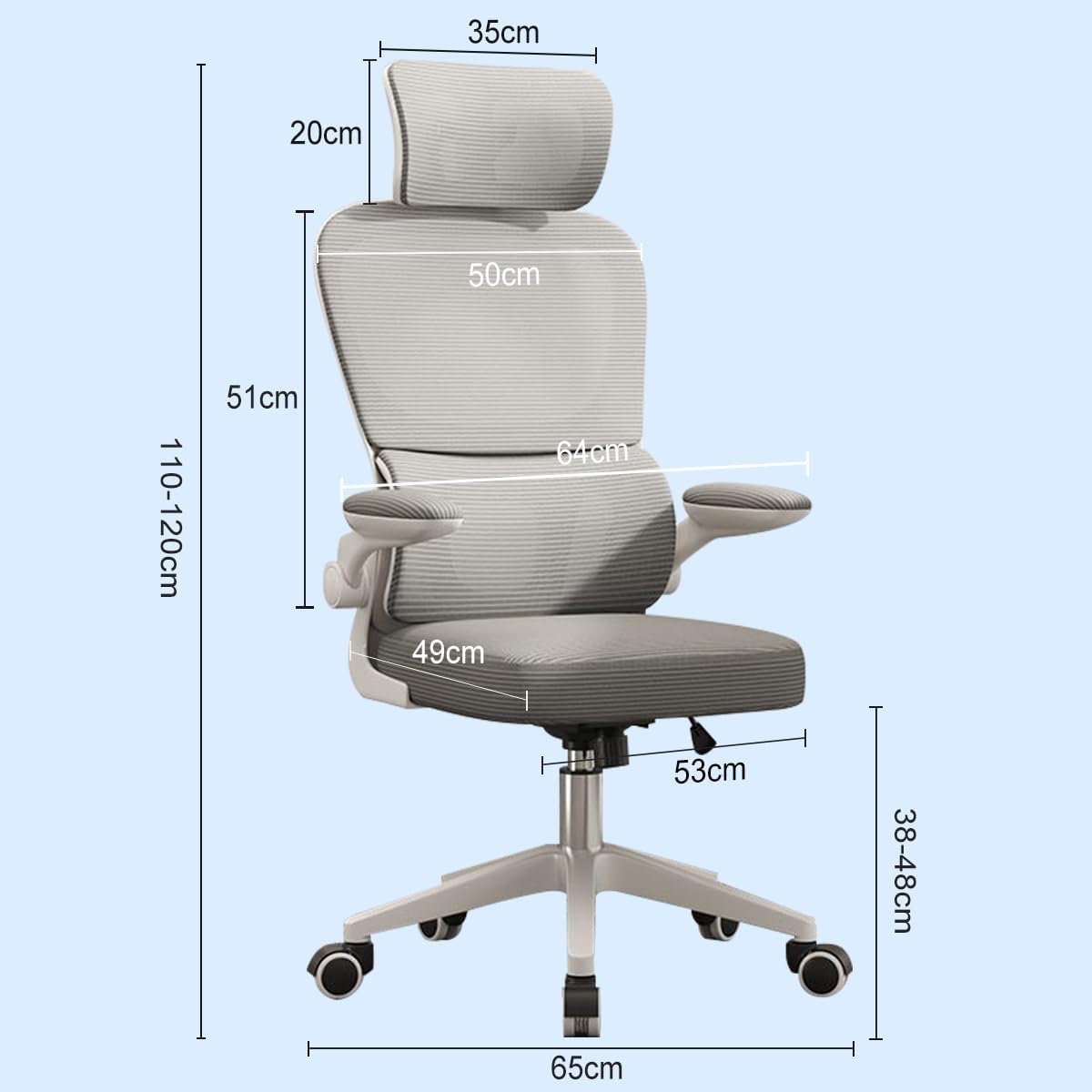 Cadeira De Escritório, Design Ergonômico Com Suporte Lombar 2 51L Cnhf2Gl. Ac Sl1200