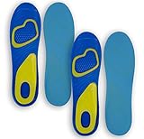 Trek Support Gel Insole Men, Size 8-13, 2 Pairs