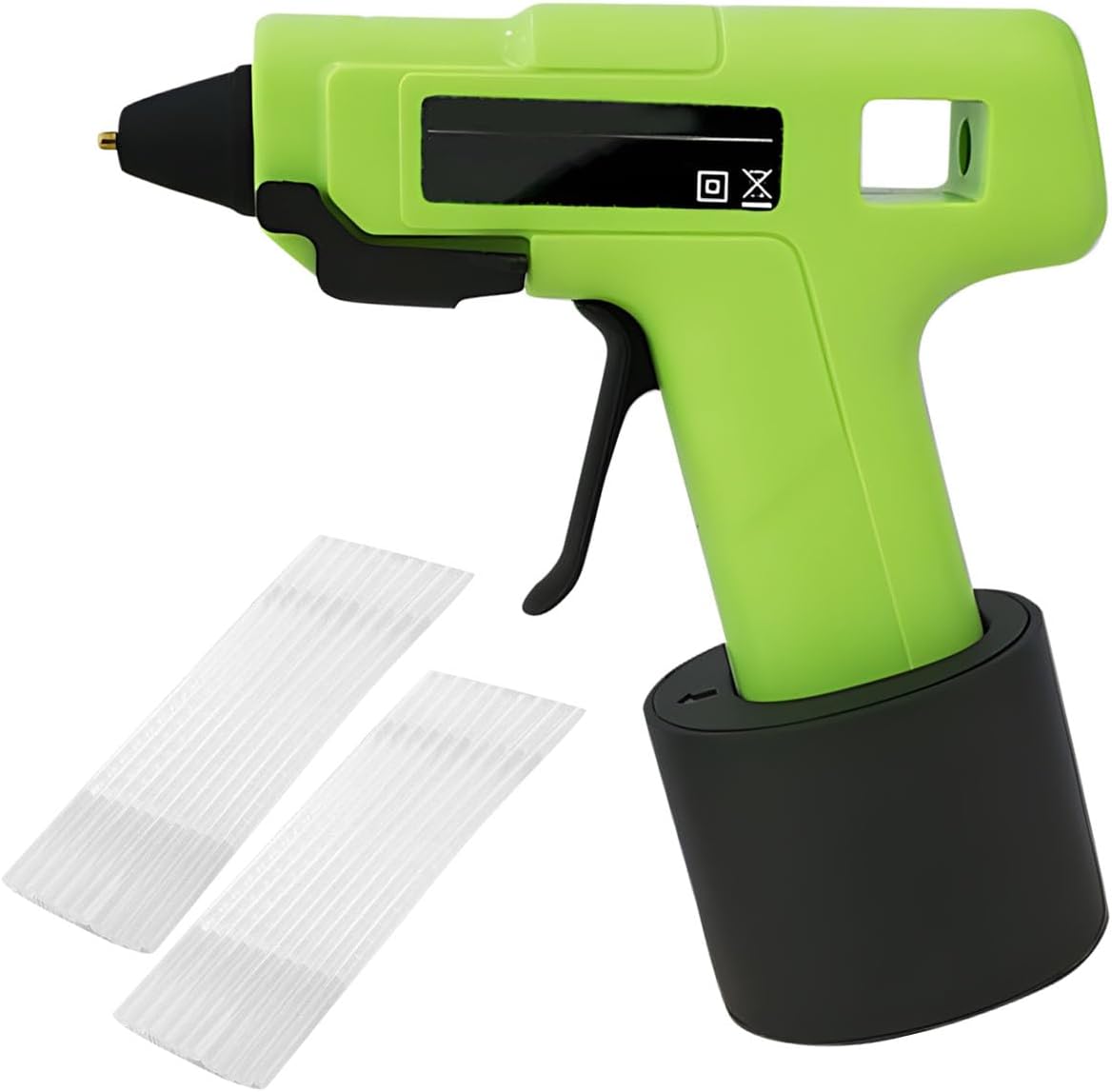 Practical Battery Powered Adhesive Tool Set with 20 Sticks Hot Adhesive Device Great for and Model Assembly Tool Charging Hot Epoxy