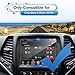 Coleya 2019-2022 2023 Cherokee Screen Protector for Jeep Cherokee (Altitude LUX/Trailhawk) Uconnect® 8.4-inch Touchscreen Radio, 9H Tempered Glass 2023 2022 Cherokee Accessories HD Transparent 8.4