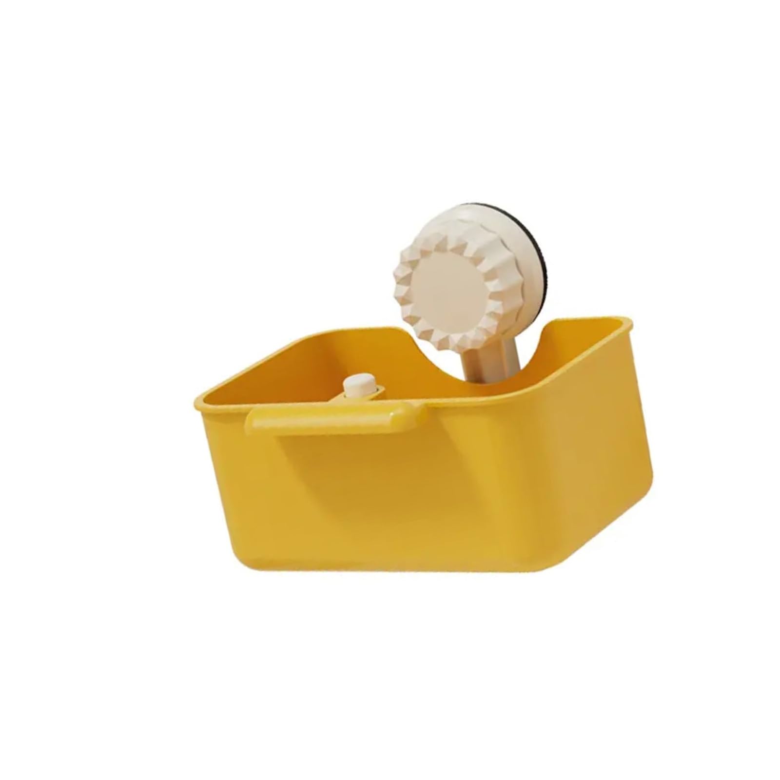 LUCKGONI Rotating 360 Degree Sink Strainer with Suction Cup for Draining Efficient Vegetables Filtration Basket
