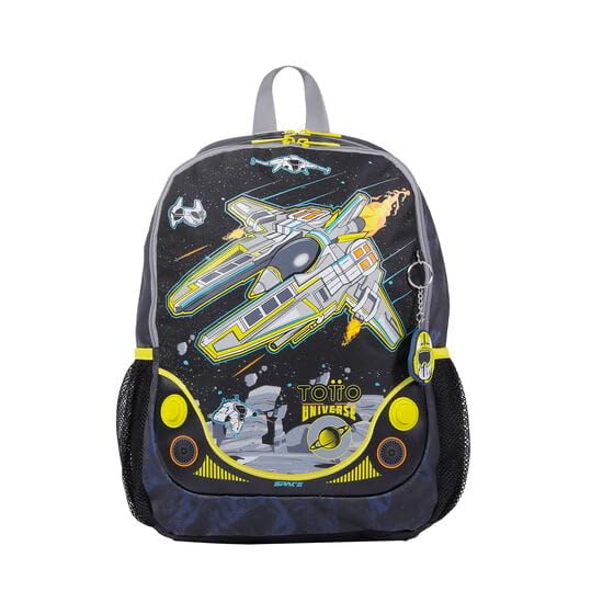 Mochila Totto Spaceship infantil mediana