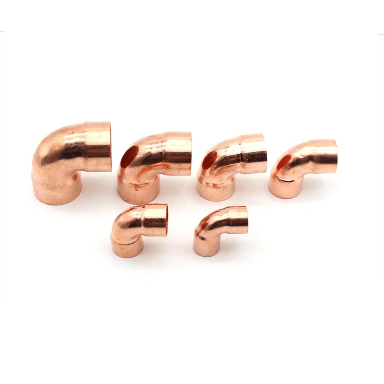 Raccord de plomberie en cuivre pur de 16, 18, 18, 20, 22, 28, 32, 35, 28, 45, 50, 45, 60 mm de diamètre intérieur, coude à 90 degrés, raccord de plomberie(ID 32mm Wall 2.0mm)