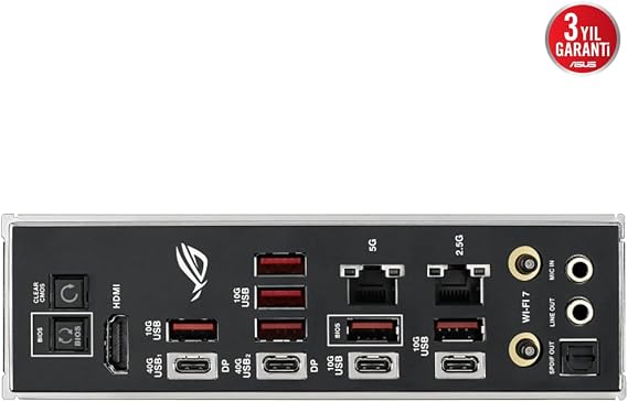 ASUS ROG CROSSHAIR X870E HERO BTF (Socket AM5/X870E/DDR5/S-ATA 6Gb/s/ATX) | AM5, ATX, AMD X870E, DDR5 up to 256GB, PCIe 5.0 x16, USB4 40Gbps, WiFi 7, 5Gb LAN, BTF design, hidden connectors