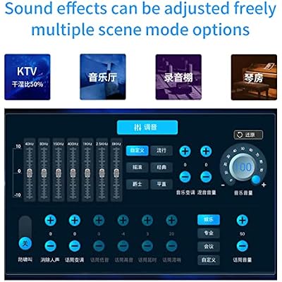 InAndOn Karaoke System, 22 inch Karaoke Player with Wireless Microphone, Cloud Song Update, YouTube, Movie, KTV Machine 4T