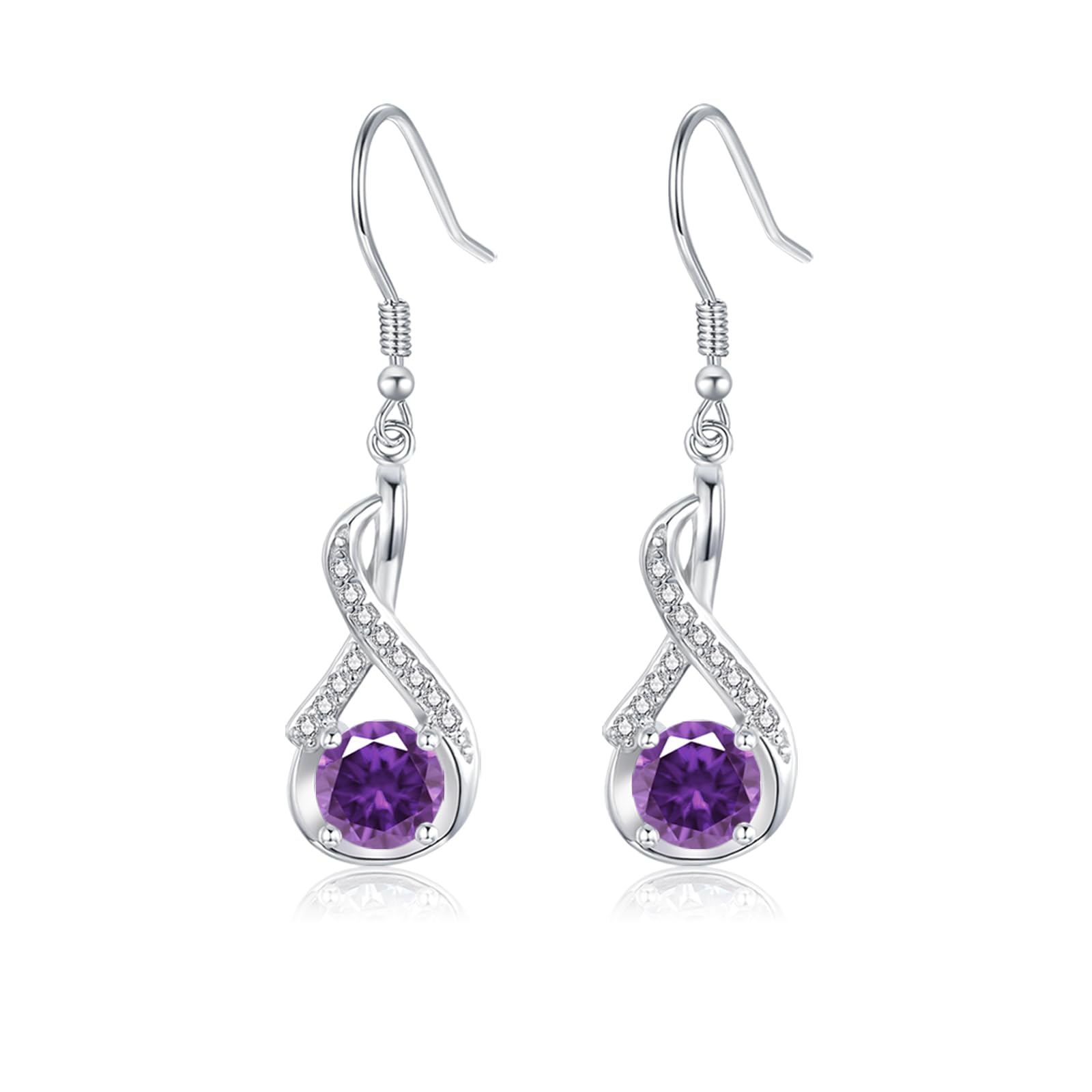 Loutade Ohrstecker Silber 925, Hypoallergen Silber Damen Ohr
